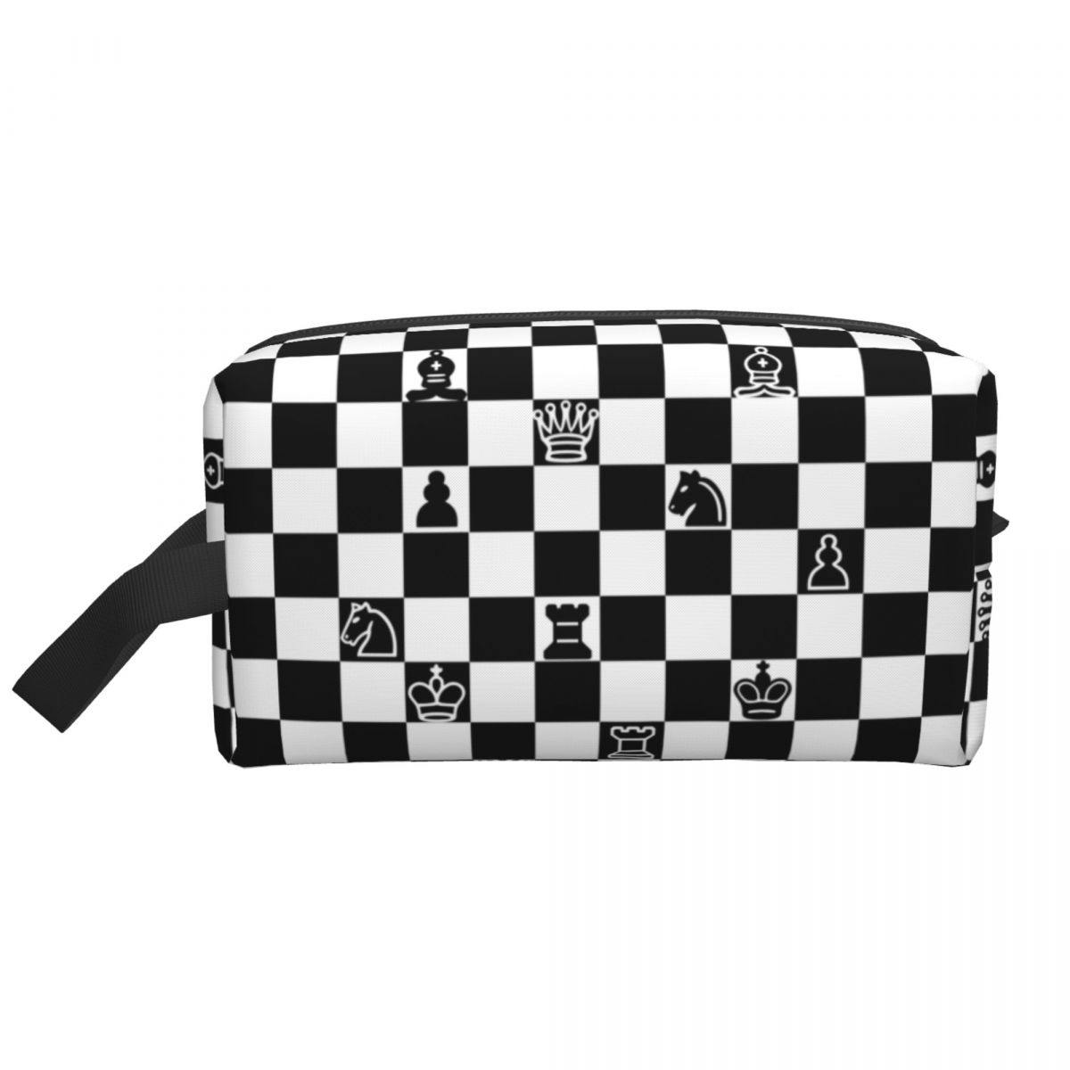 Beauty Makeup Games - Chess Cosmetic Bag Women Fashion Big