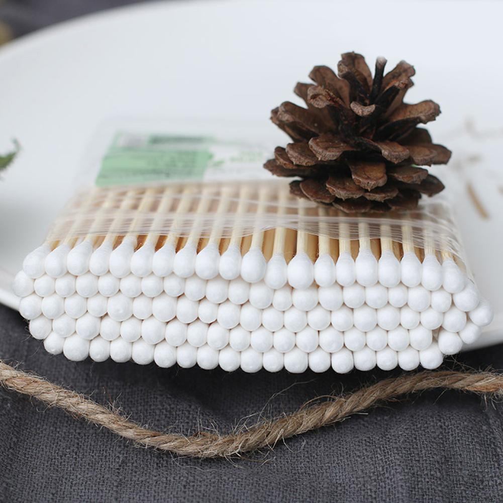 Beauty Makeup Cream - 10/100pcs Disposable Cotton Swabs for Beauty