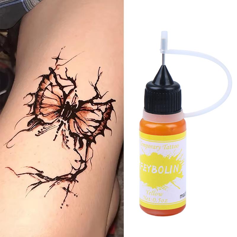 Beauty Juice Makeup - Natural Fruit Juice Temporary Tattoo Ink