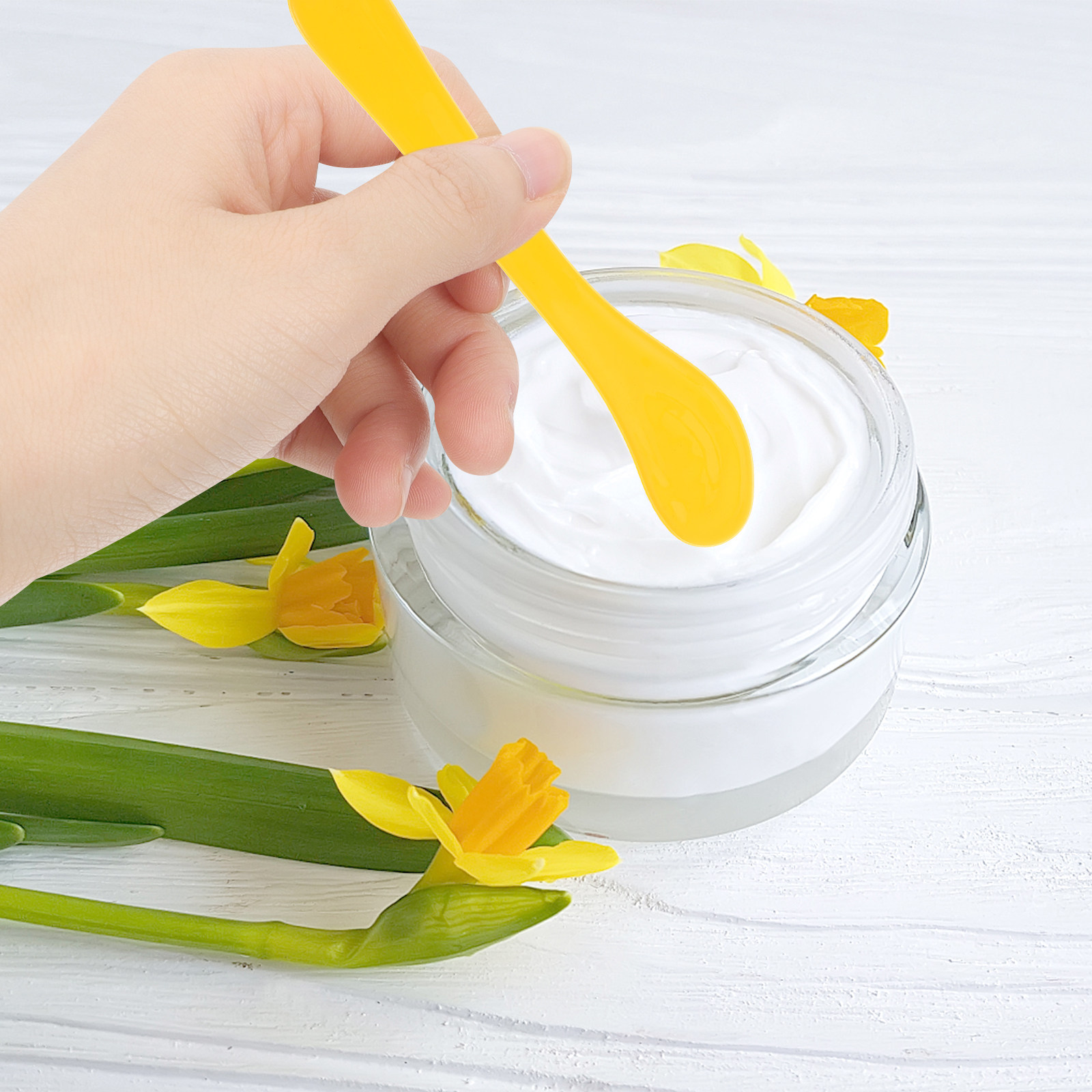 10Pcs Facial Disposable Plasti - đánh giá và giá Beauty Makeup Cream