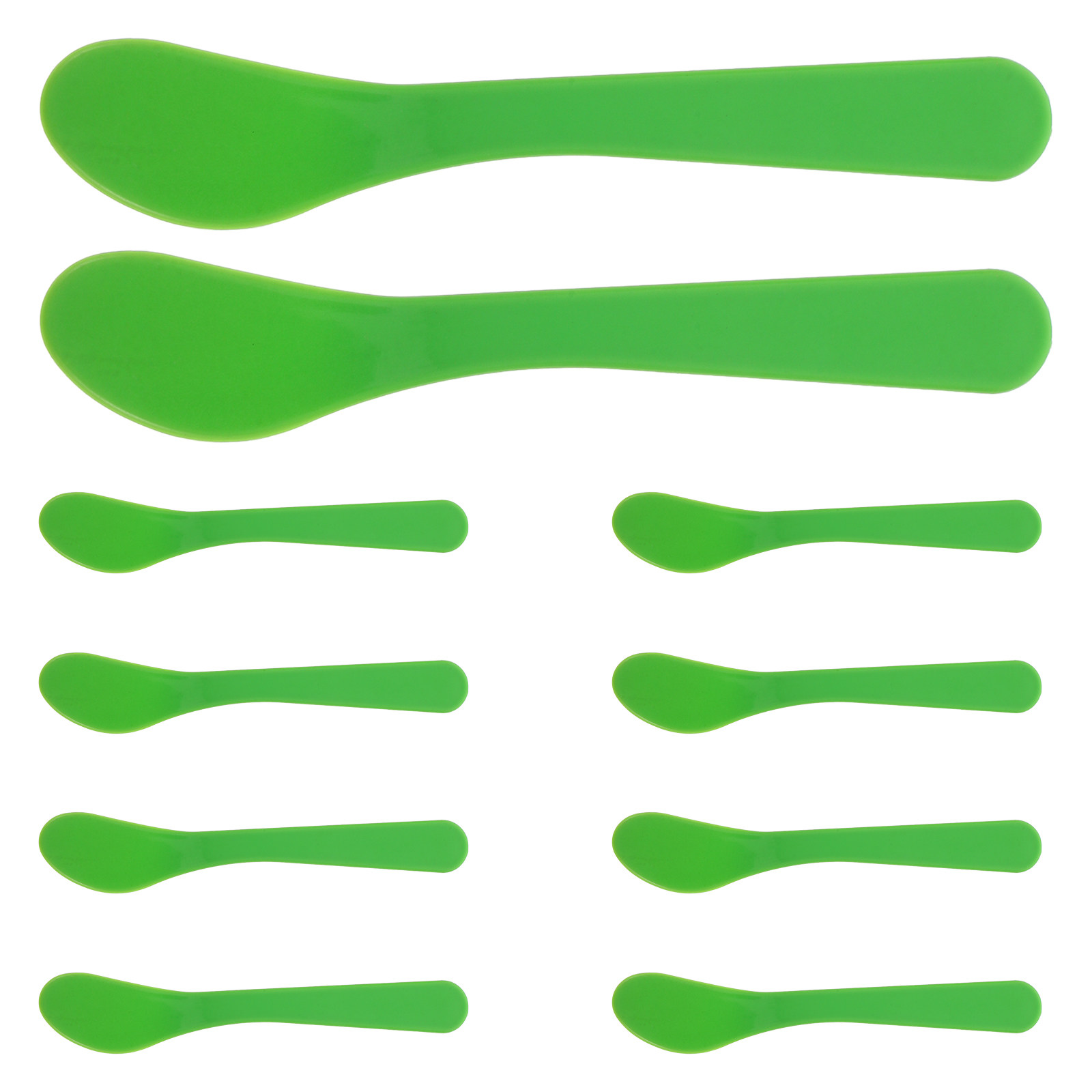 10Pcs Spatula Set PP Handle Fa - đánh giá và giá Beauty Makeup Cream