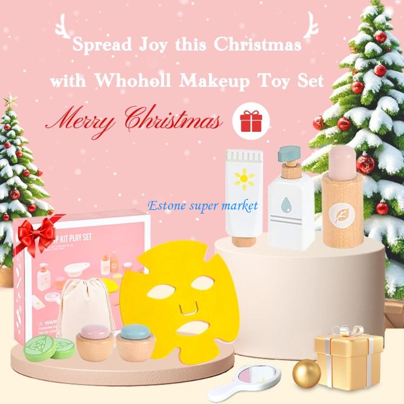 090B Trẻ bằng gỗ Giả vờ chơi Đ - đánh giá và giá Beauty Makeup Set For Kids