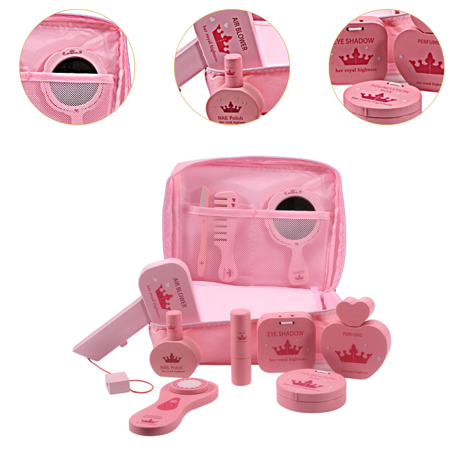 10x Pretend Makeup Kits Wood B - đánh giá và giá Beauty Makeup Set For Kids