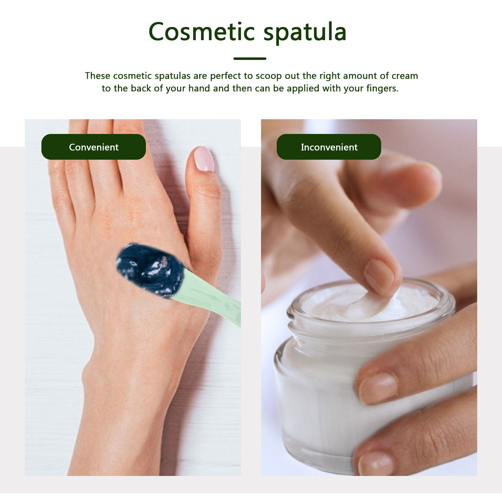 1Set Makeup Spatula Plastic Sc - đánh giá và giá Beauty Makeup Cream