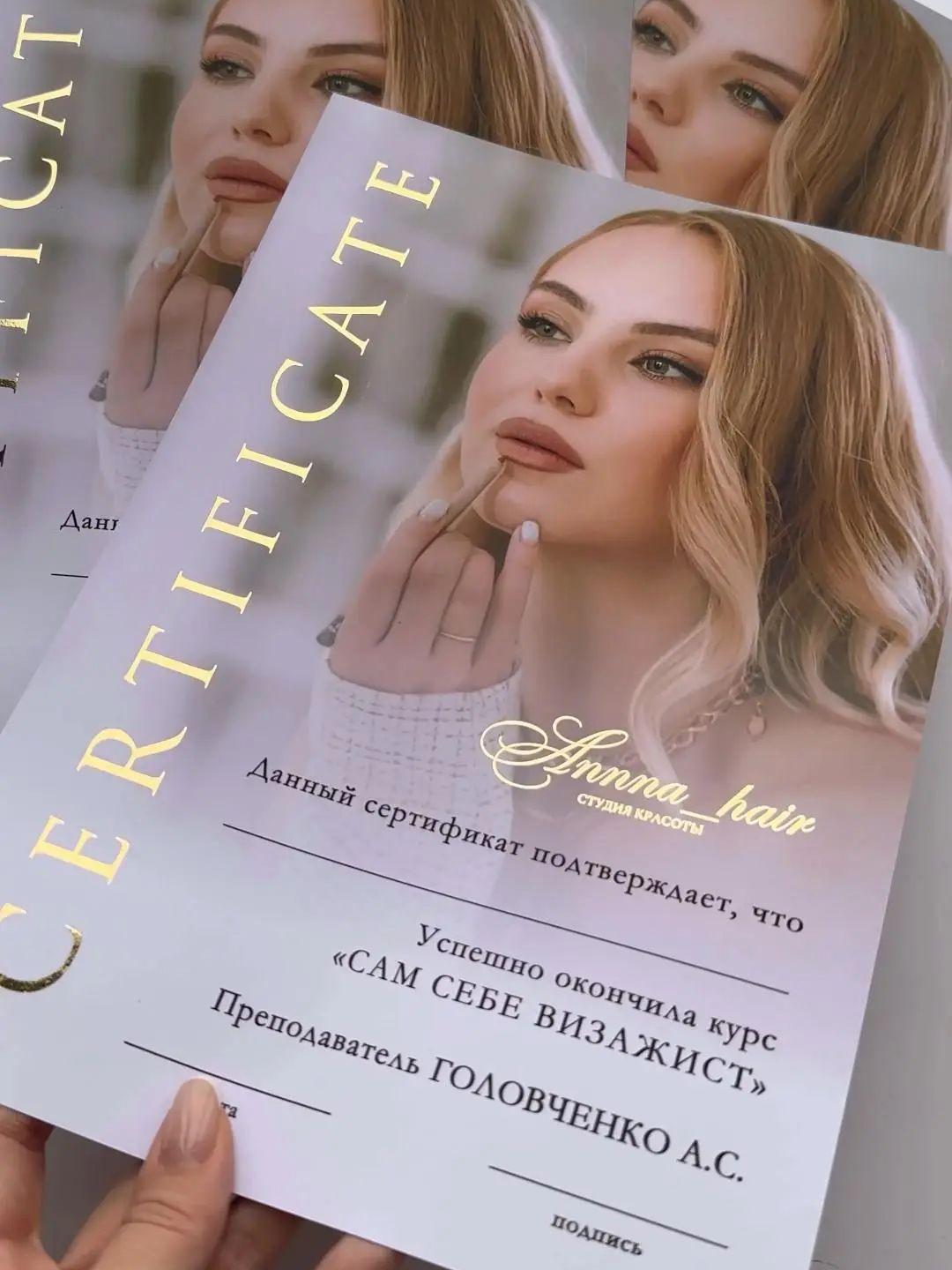 Custom Training Certificates H - đánh giá và giá Beauty Makeup Certificate